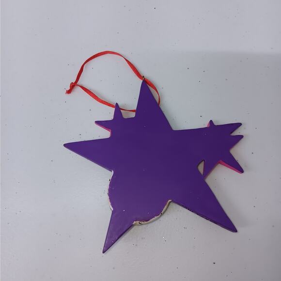 Soccer Christmas ornament "She's got game" pink‎ and purple - Picture 2 of 3